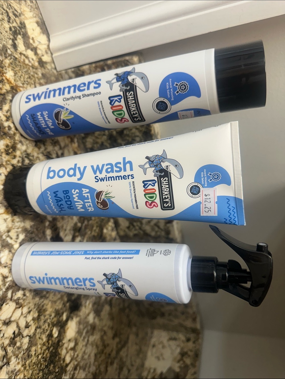 Sharkey’s Kids Swimmers Blue After-Swim Body Wash & Shampoo